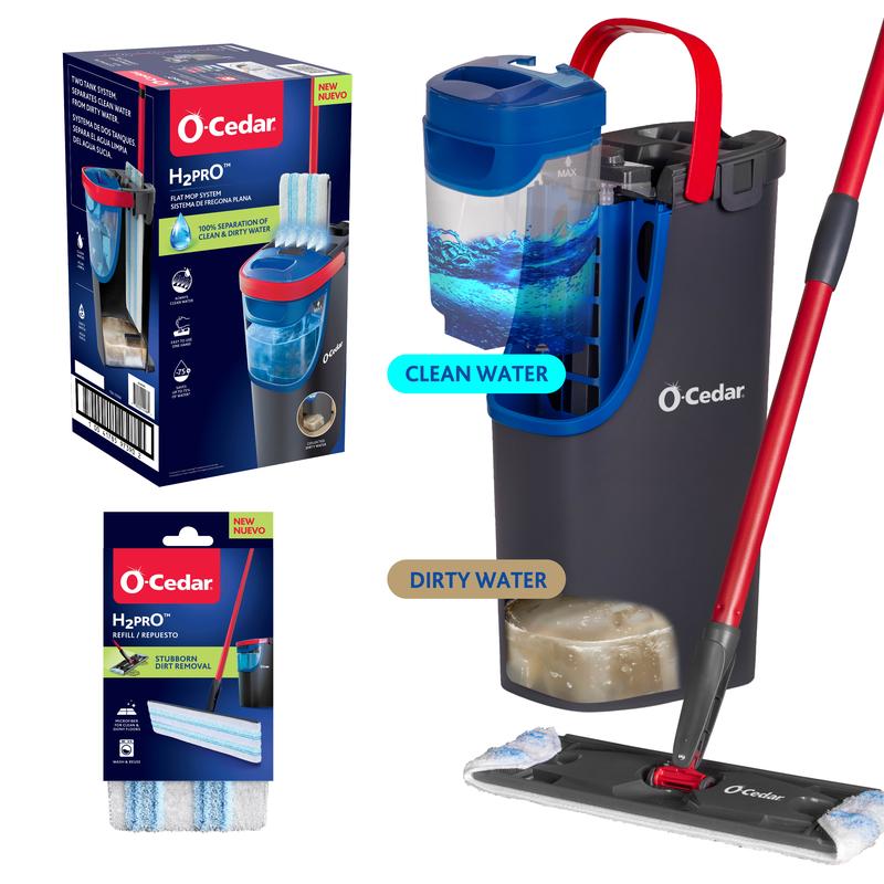 O-Cedar H2prO Flat Mop System