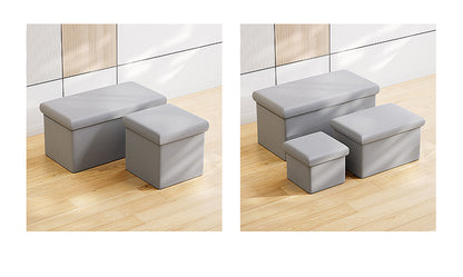 Cross-Border Multifunctional Home Storage Stool Rectangular Home Sofa Shoe Changing Stool Foldable Toy Snack Storage Stool