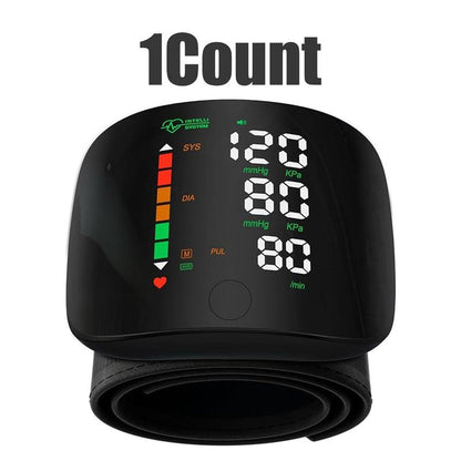 Wrist Blood Pressure Monitor Led Display,Touch Screen Wrist Blood Pressure Cuff 99x2 Reading Memory Wrist Bp Monitor with Carrying Case,Health Monitoring Adjustable.