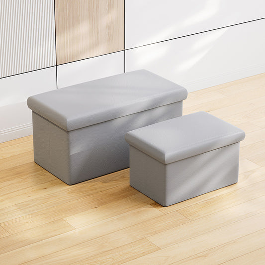 Cross-Border Multifunctional Home Storage Stool Rectangular Home Sofa Shoe Changing Stool Foldable Toy Snack Storage Stool