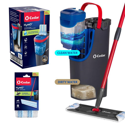 O-Cedar H2prO Flat Mop System